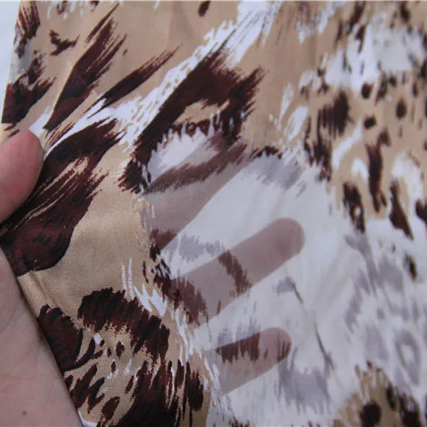 Сексуальный леопардовый дизайн шелковая ткань очень мягкая и тонкая прозрачная