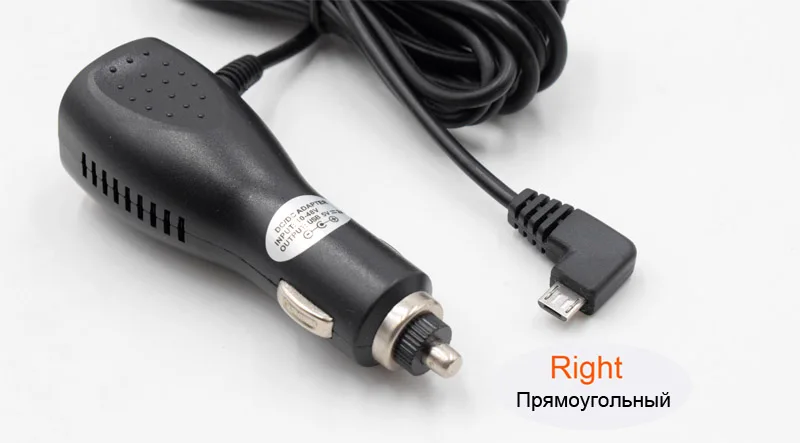 XCGaoon 5V 2A Micro USB Автомобильное зарядное устройство с переключателем для смартфона/автомобиля dvr камера/gps вход 12V 24V длина кабеля 3,5 метров 11.4ft