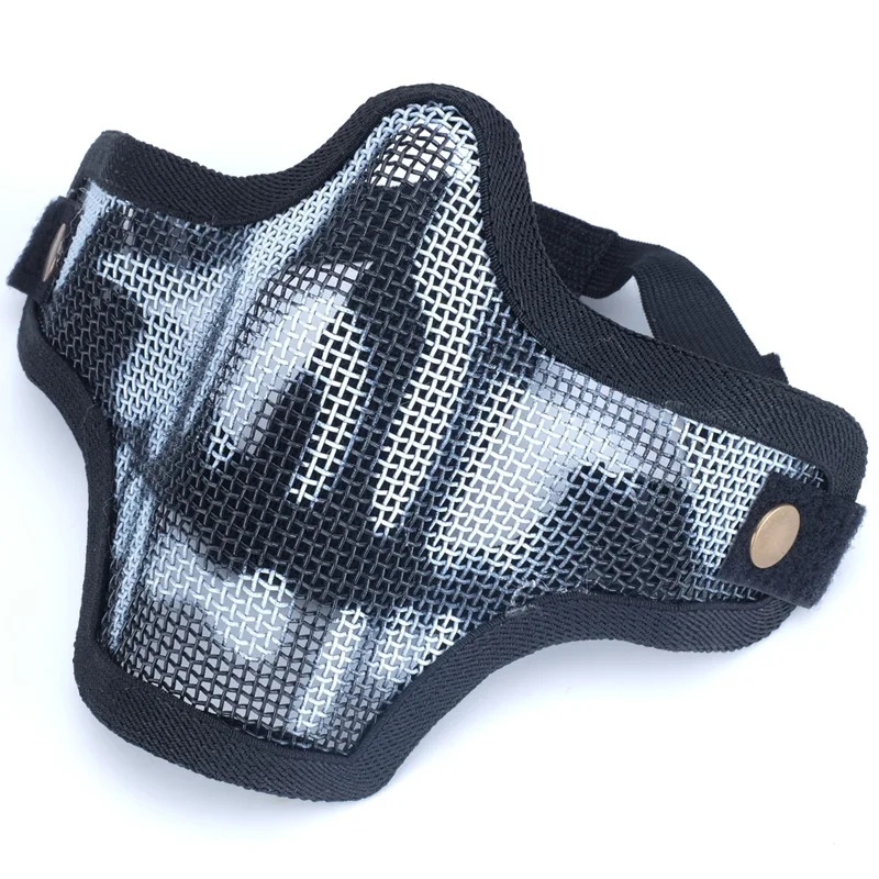 Mask painted balck Стрельба игры пистолет аксессуары лицевой щит очки CS оборудование Тактический для Nerf пистолет - Цвет: Mask painted balck