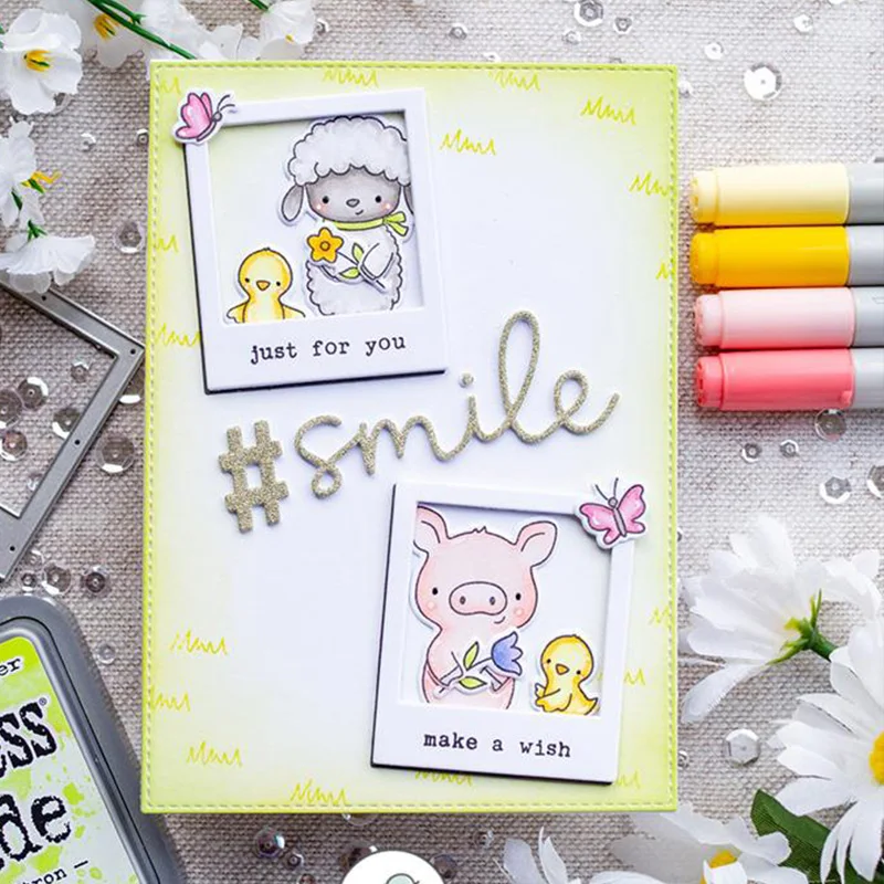 Набор прозрачных силиконовых штампов для скрапбукинга и фотоальбомов | Дом сад