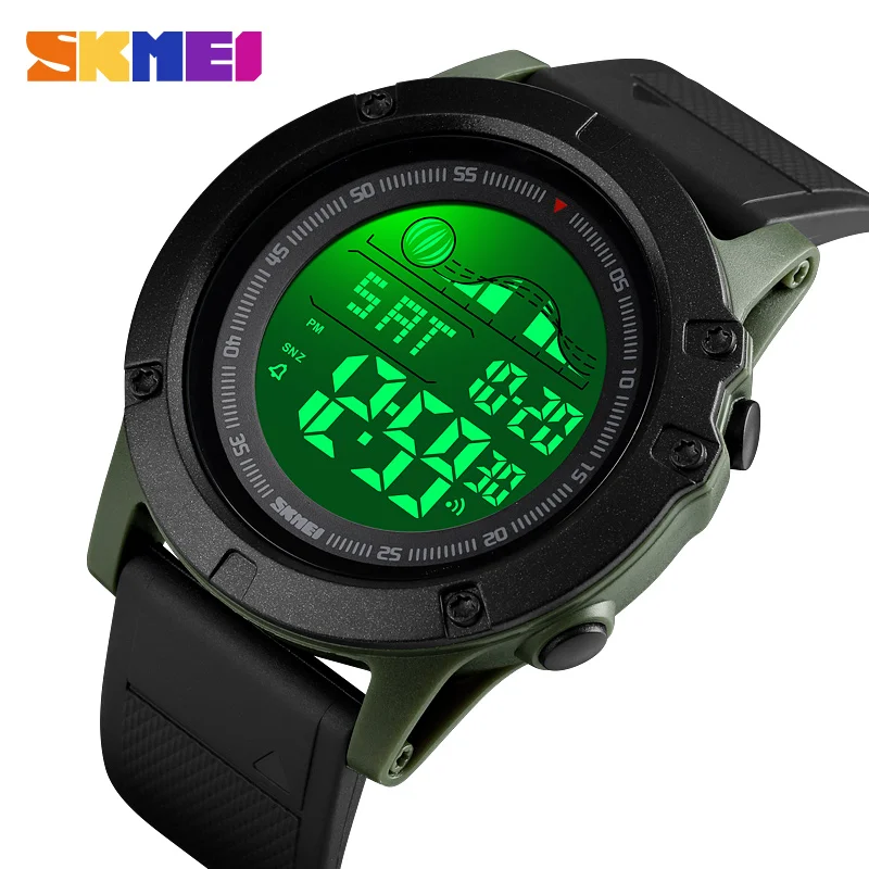 SKMEI Relogio Masculin 1476 мужские цифровые часы Военные Спортивные часы несколько часовых поясов хронограф водонепроницаемые мужские наручные часы