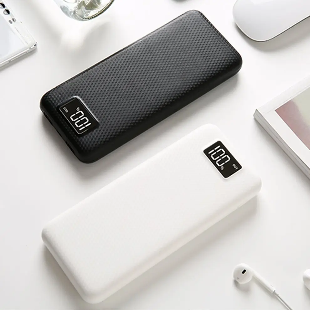 MY8 Мощность внешнего аккумулятора ЖК дисплей цифровой Дисплей Dual USB Выход банк