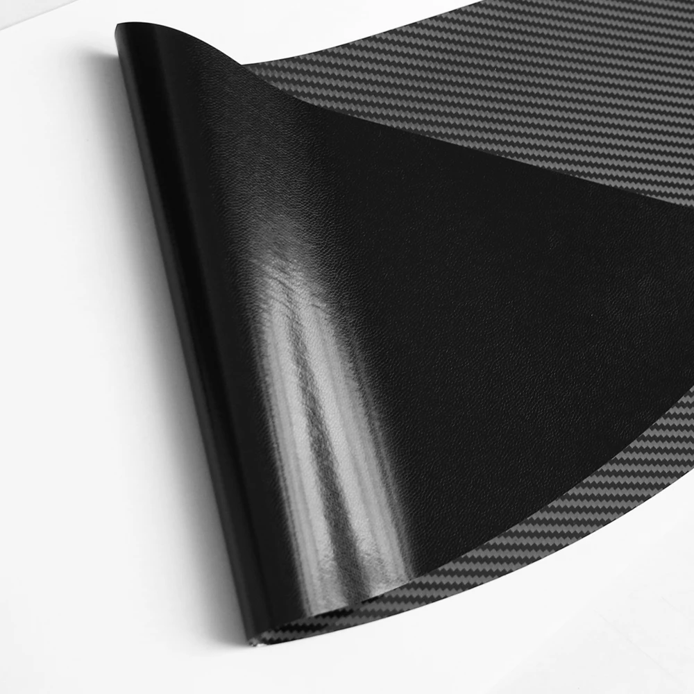 Виниловая Противоударная наклейка 5D из углеродного волокна для дверей