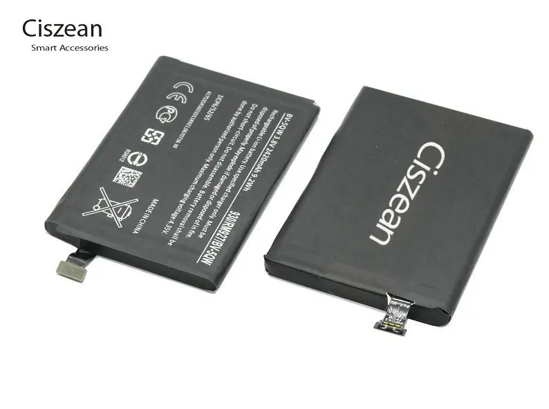 Ciszean 3 шт./лот 2420 мАч 9.2Wh BV 5QW BV5QW запасная батарея для Nokia Lumia 930 мартини Tesla 929 RM927 +