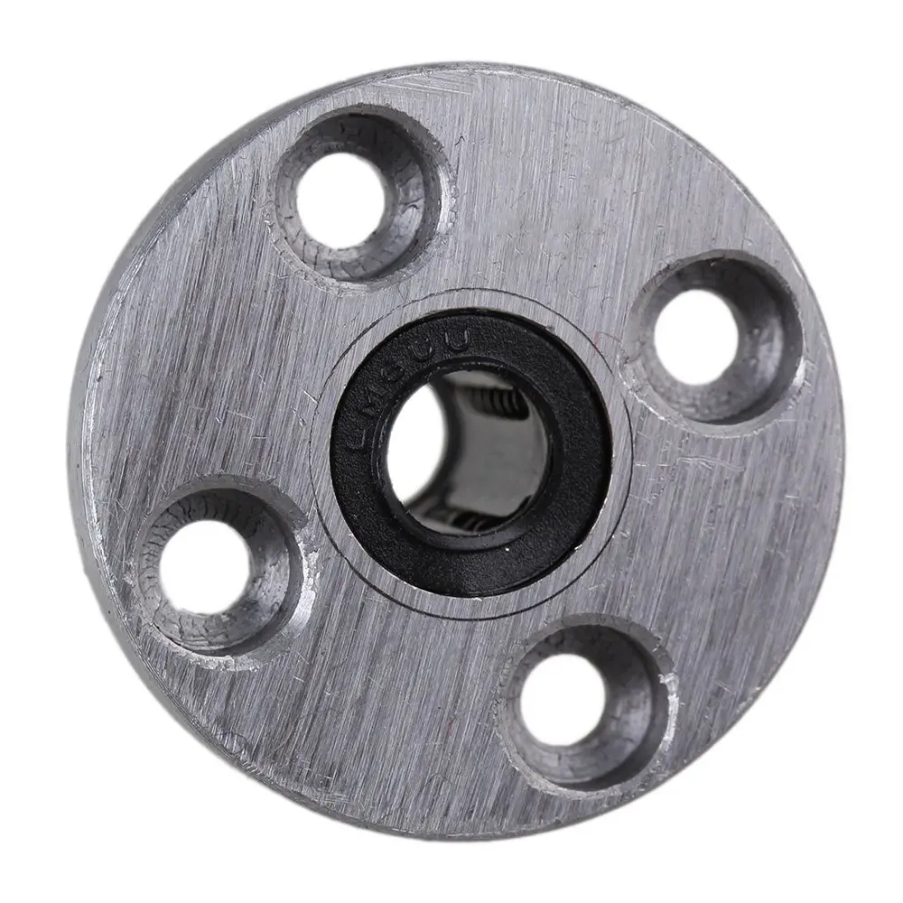 Серебряный фрезерный станок с ЧПУ LMF6UU Круглый фланцевый линейный подшипник 19 мм x