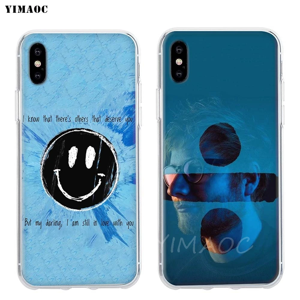 YIMAOC Ed Sheean мягкий чехол TPU силиконовый для iPhone 8 7 6 6S Plus 5 5S SE X XR XS 11 Pro Max |