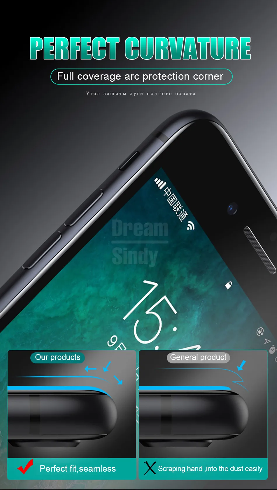 20D Защитная стеклянная пленка для айфон IPhone 8 7 6 6s Plus закаленное стекло для IPhone 6 6s 7 8 Plus Защитная стеклянная крышка
