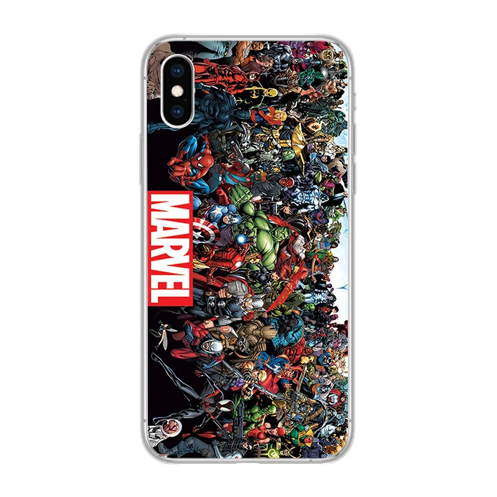 Ciciber чехлы для телефонов IPhone 7 8 6 6s Plus SE 5S X Xs XR XS Max Мягкий ТПУ чехол 11 Pro 2019 Мстители