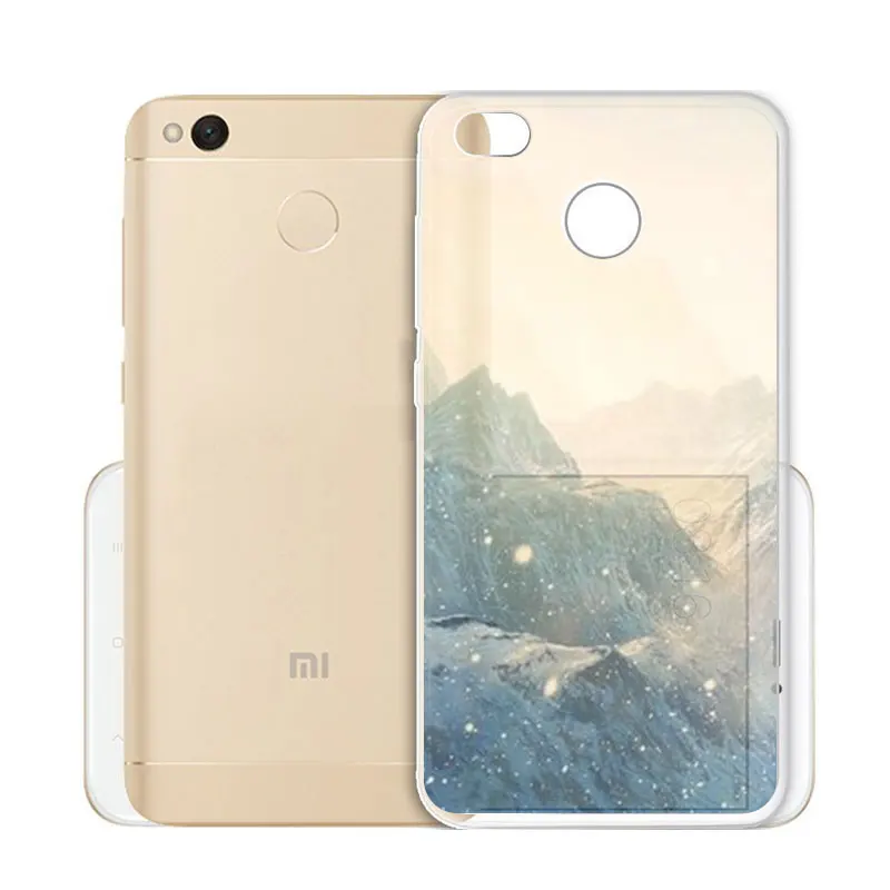 ТПУ Ясно градиентный телефонный чехол для mi 6 5 5S note3 красный note4x 4x3 S 4a 5a note5a Париж