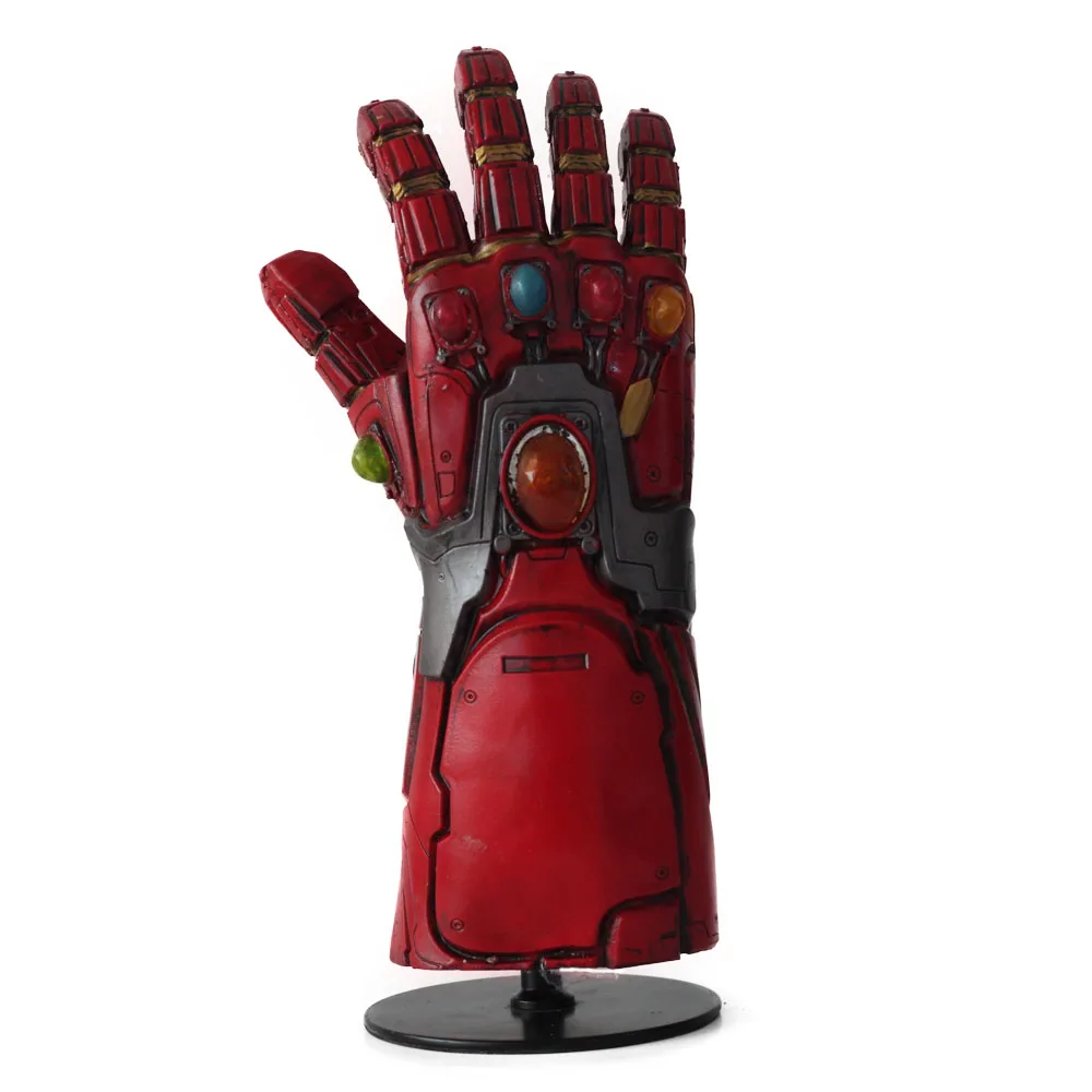 Латексные перчатки со светодиодным индикатором Endgame Железный человек Infinity Gauntlet