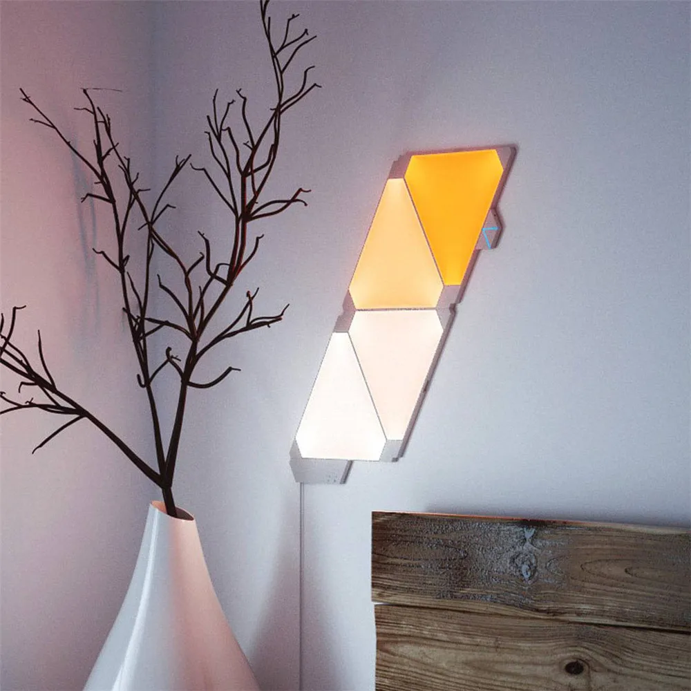 Оригинальная смарт плата Xiaomi Nanoleaf полноцветная с нечетным светом работает