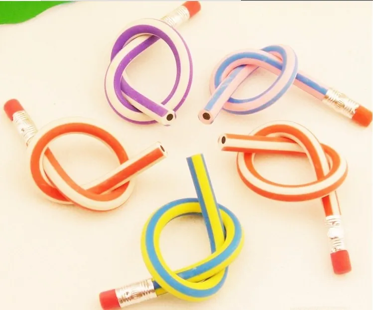 Гибкий карандаш bendy Magic для школьников 5 шт./лот цветной деревянный мягкий детей