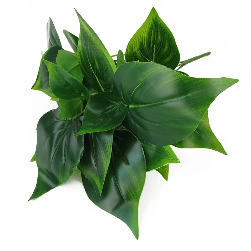 5 ветвей искусственный сциндапсус Aureus Evergreen Leaf домашний декор имитация папоротника пластиковая искусственная трава листья
