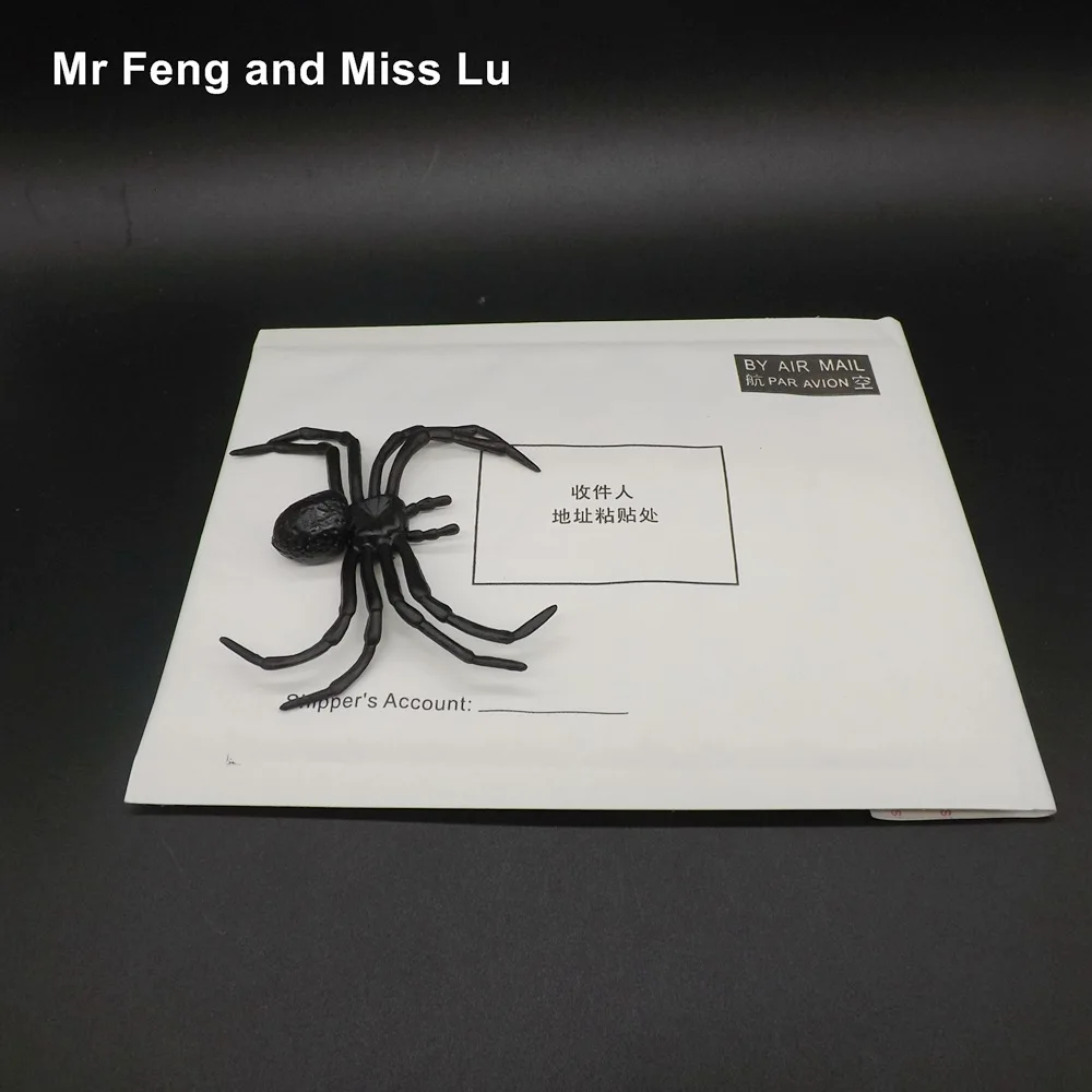 Пластиковый паук Хэллоуин ночное украшение фестивавечерние Смешные шутки