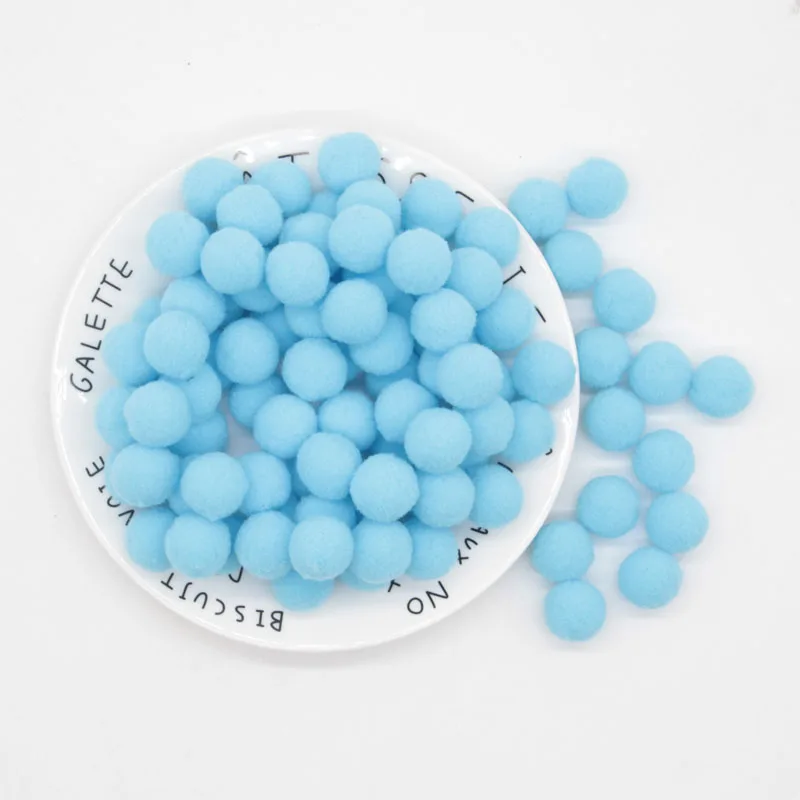 10/15/20/25 мм Мини пышная Нижняя Pom Poms помпонами ручной работы для детей игрушки свадебный Декор Сделай Сам швейного Ремесла поставок 100 шт