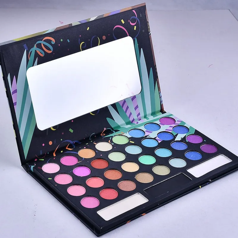 32 colors 28 цветов, блестящие тени для век, макияж, косметика, прессованные блестящие тени для век, мраморные тени для век, палитра, красота, макияж, набор - Цвет: 32 colors