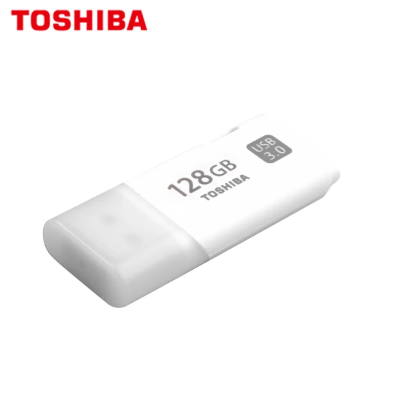 100% Оригинал TOSHIBA U301 USB 3 0 128 Гб 64 ГБ 32 флеш накопитель белый Флешка Мини карта памяти
