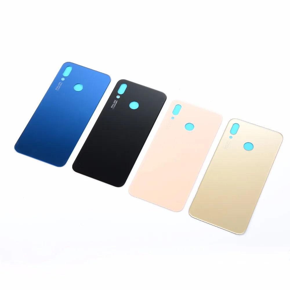 Для huawei Nova 3e/P20 Lite стеклянный корпус задняя крышка батареи+ клейкая наклейка