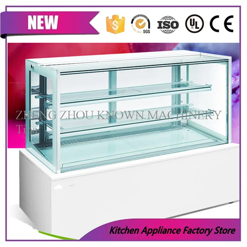 

Japanese style 3 layers marble materials Right angle Cake Cabinet keep heat Cabinet Display cabinet Freezer