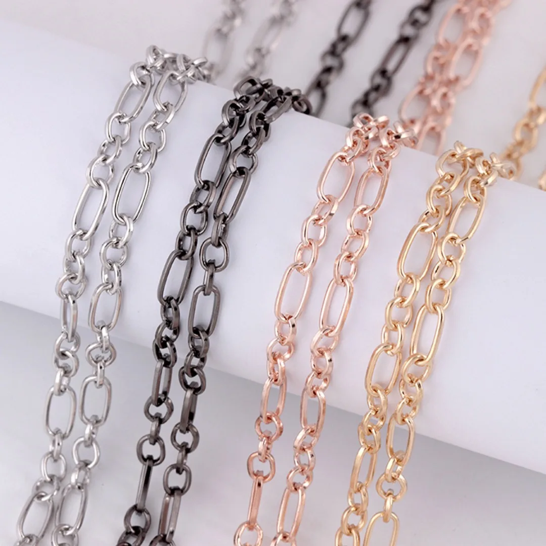 Big Round Chain Cadenas Mujer DIY ожерелье цепь Shellhard 60 см длинная коробка цепь ожерелье Модные украшения аксессуары серебро/золото - Окраска металла: Big Round Chain