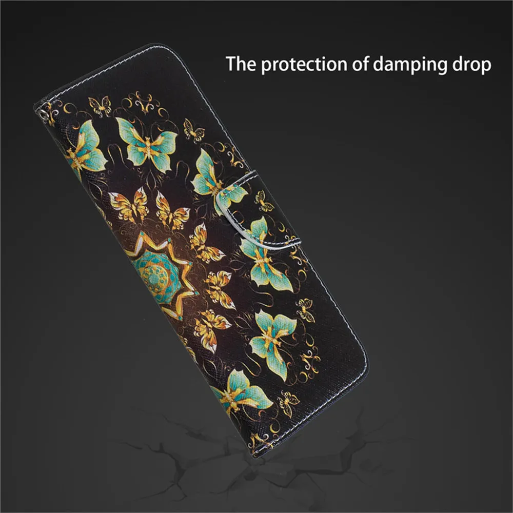 Милый кожаный чехол для телефона s для Fundas samsung Galaxy A10 A20 A30 A40 A50 A70 A10E A20E Чехол-бумажник держатель для карт откидная крышка