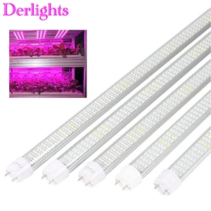 5 шт.лот, 60 см 90 см 120 см Светодиодная лампа полного спектра для выращивания растений, T8 трубчатая лампа для выращивания растений в помещении, теплице, палатке для выращивания гидропоники