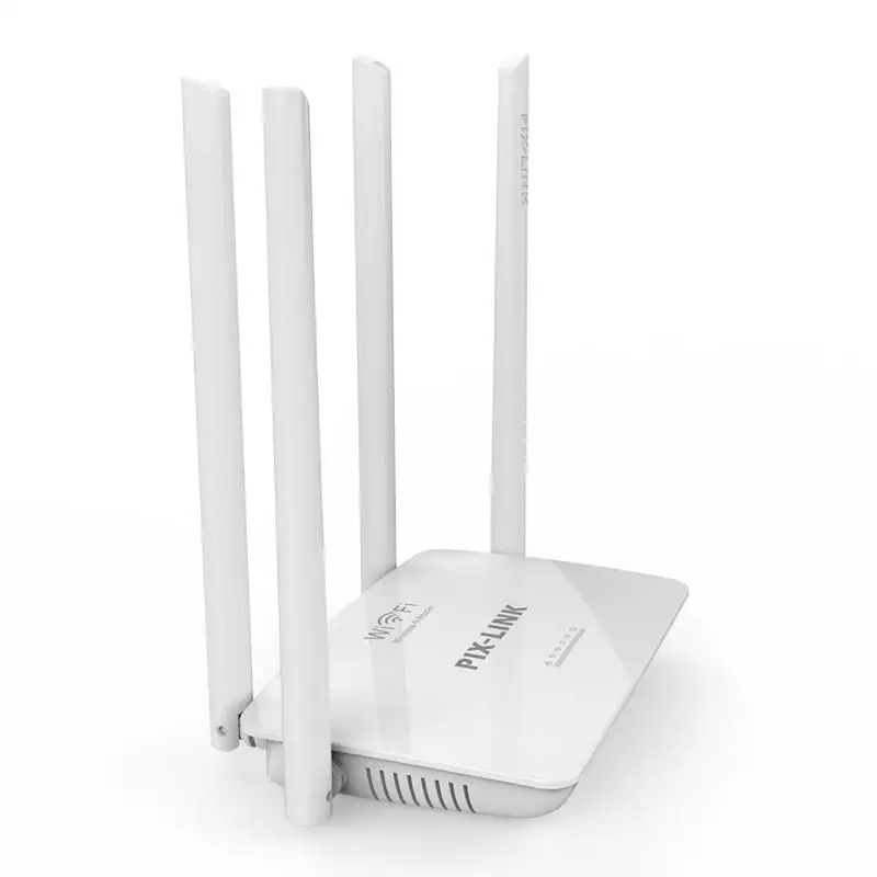 Pix-Link WR08 300 Мбит/с беспроводной WiFi маршрутизатор Smart High power 4 антенны для широкого