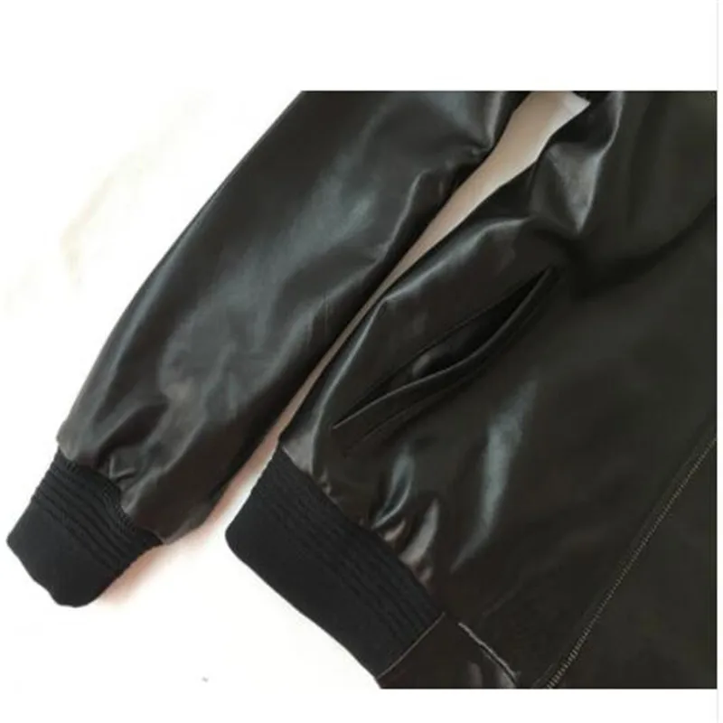 Новое поступление мужские куртки-бомберы из натуральной овечьей кожи шикарные