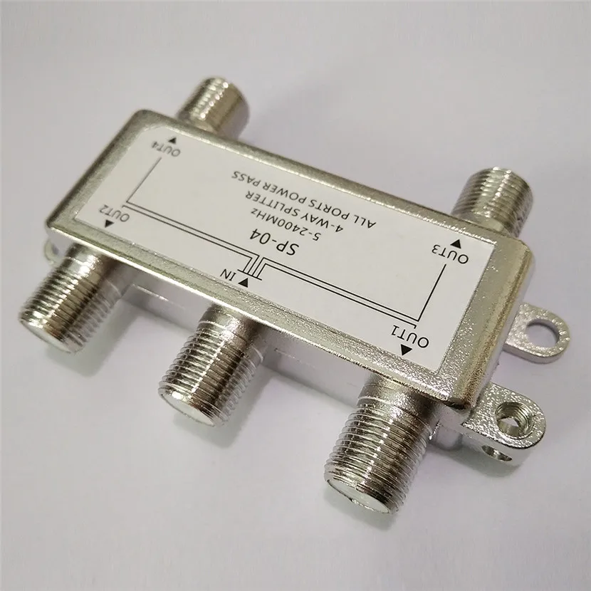 Горячая продажа 4-канальный спутниковый/антенный/кабельный ТВ сплиттер