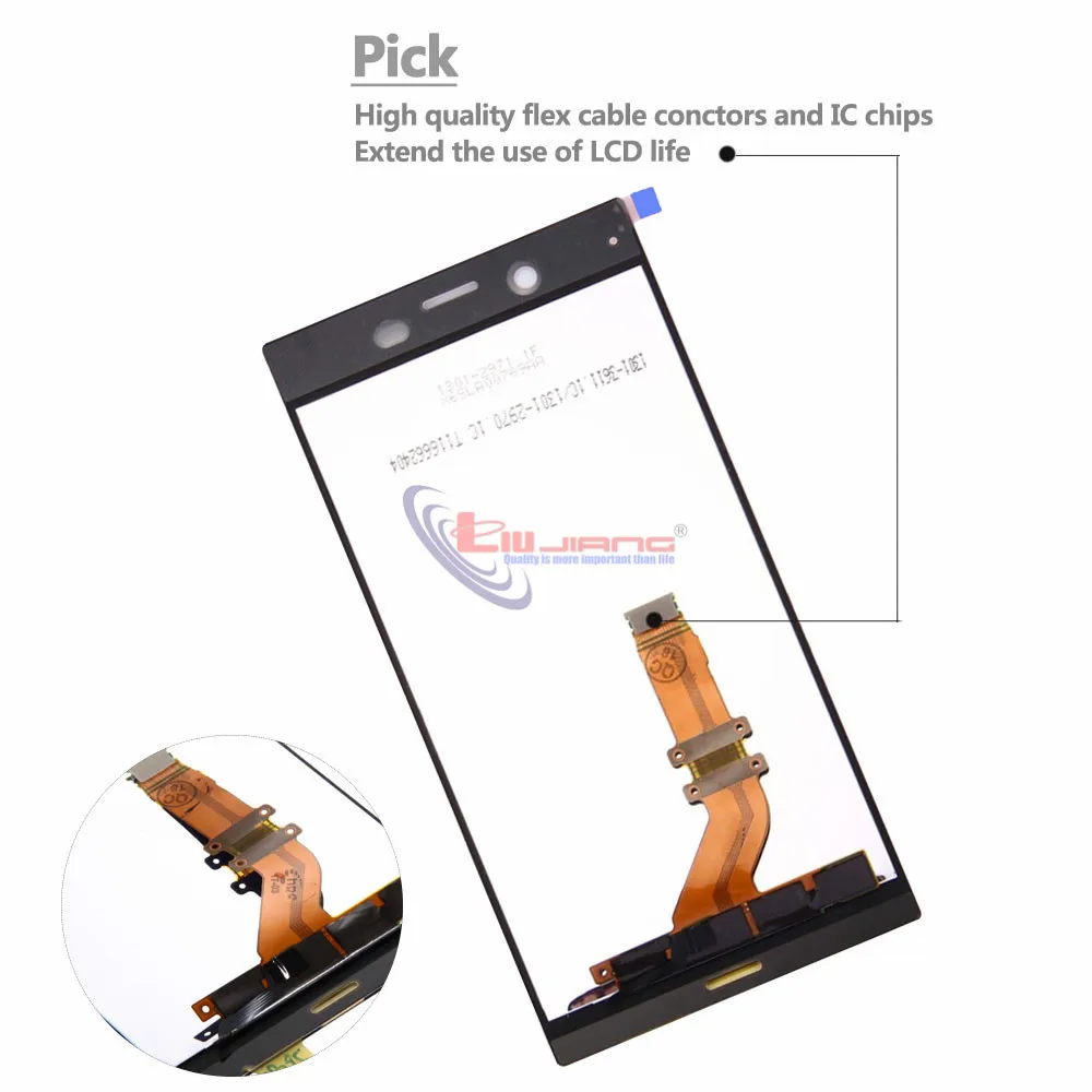 Оригинальный дисплей для SONY Xperia XZ F8331 F8332 сенсорный экран дигитайзер запасные