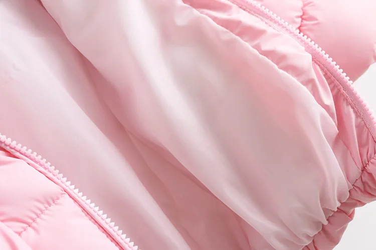 Новые 2016 Милые Девушки Зимой Пуховик С Капюшоном Пальто Детей теплый Толщиной