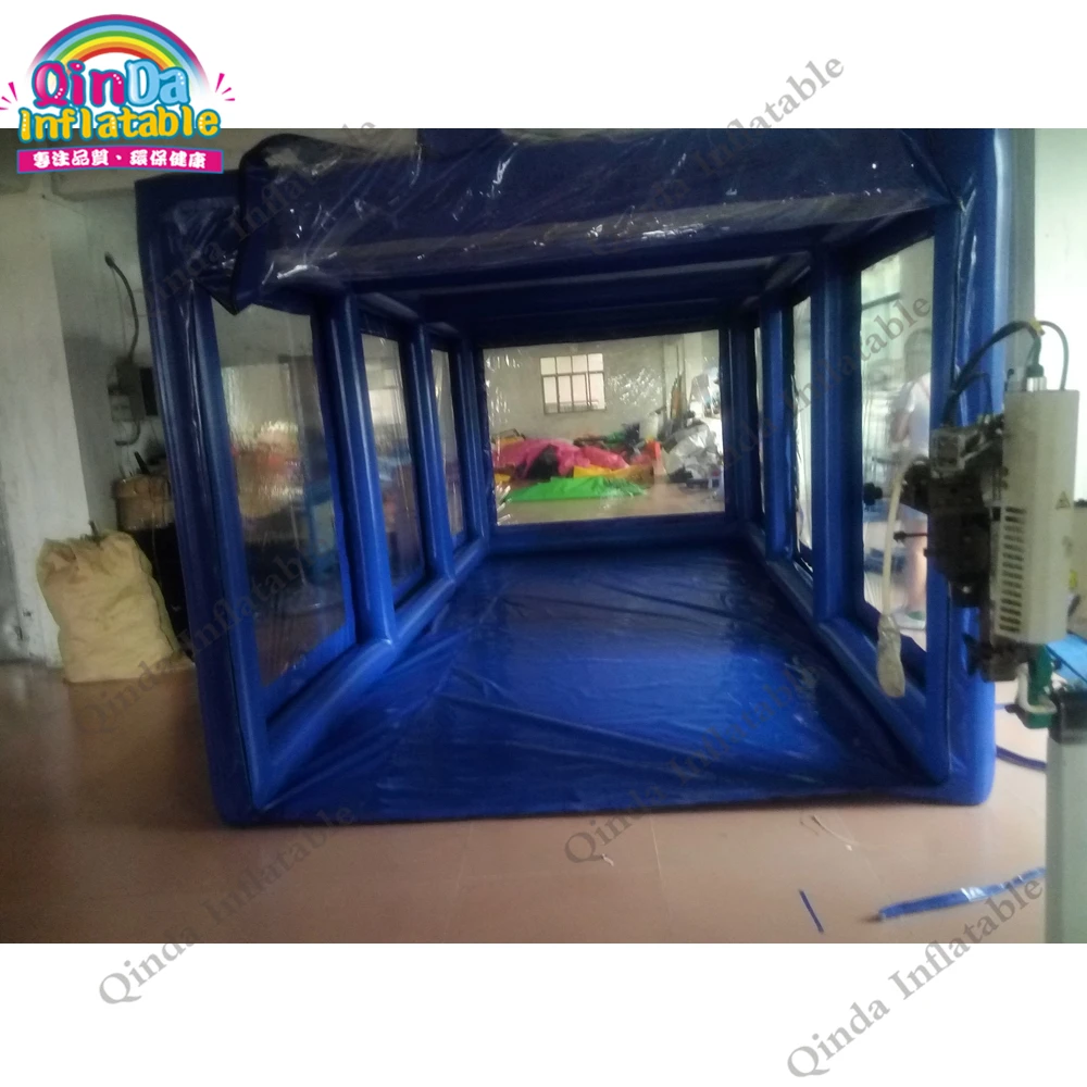 Новый дизайн надувной автомобиль хранения пузырчатая витрина 5 м тентовый гараж