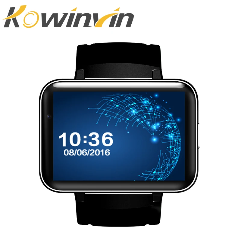 DM98 Bluetooth Смарт часы 2 дюймов ОС Android 3g Smartwatch телефон MTK6572 двухъядерный 1 ГГц 512 Мб ОЗУ