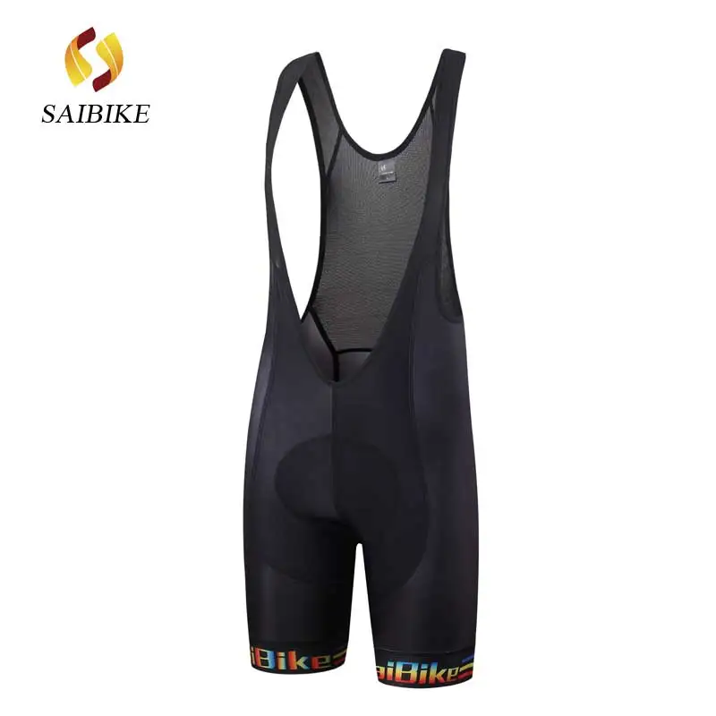 SaiBike Culotte Ciclismo мужские летние брюки Ciclista Tirantes Triathlon Pantalon Hombre одежда для горного велосипеда велосипедные шорты - Цвет: s1619bp