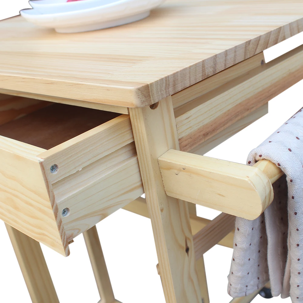 FCH полукруг твердой древесины складное столовое кресло корзину передвижная