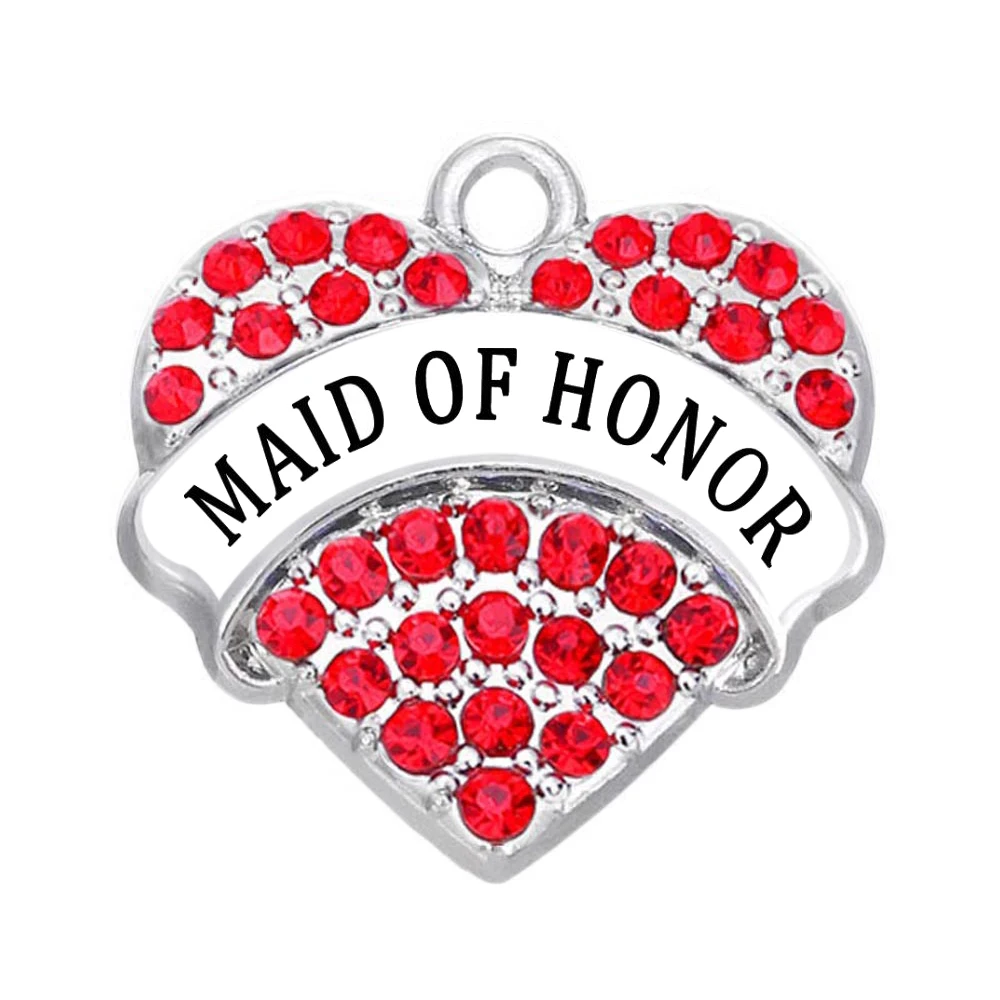 Очаровательная горничная из сплава экологичный Свадебный декор в виде сердца с