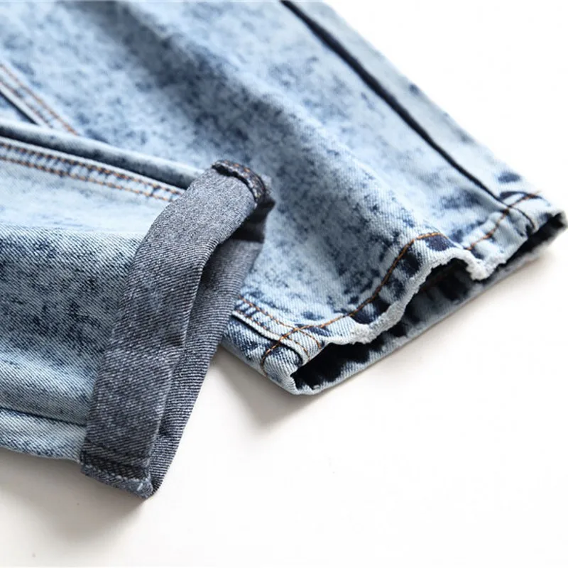 Мужские винтажные джинсы в стиле пэчворк стильные байкерские на молнии