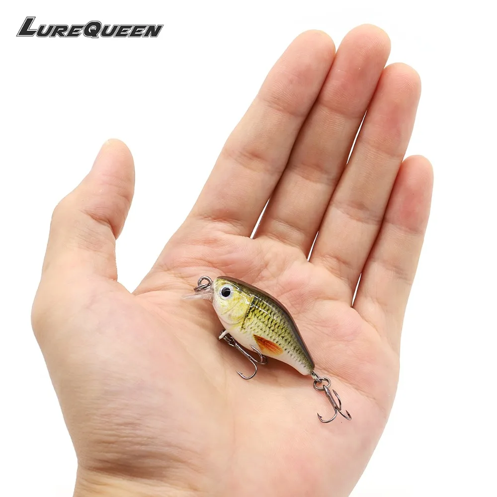 5pcs/box Crankbait Fishing Lure Artificial Hard Crank Bait minnow Wobblers leurre peche crap fishing tools | Спорт и развлечения