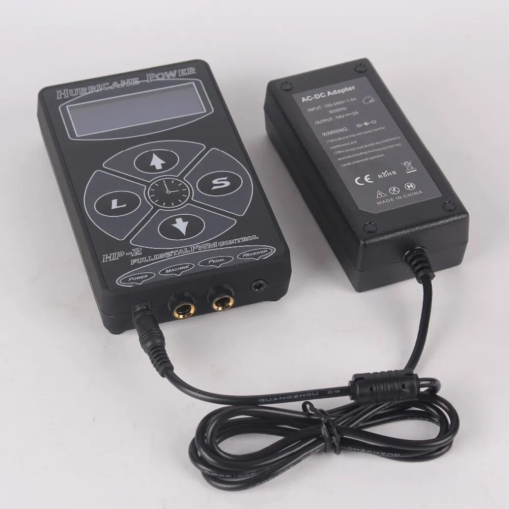 Блок питания для татуировок HP 2 профессиональный блок цифровой ЖК дисплей