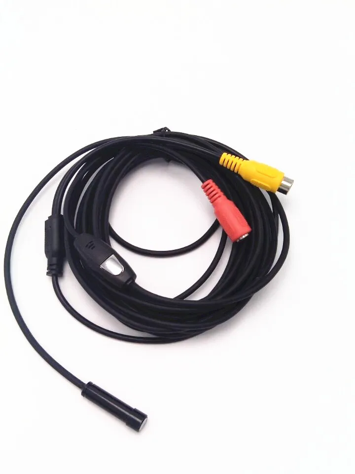 5 м 8 мм диаметр AV камера эндоскоп 6 светодиодная подсветка|endoscope camera|led illuminatorav