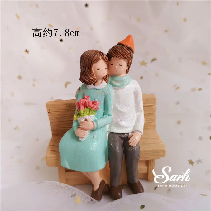 Chair couple Розовые вишни, дерево, цветы, украшения с днем рождения для детей, вечерние, для выпускного, для пары, романтические товары, прекрасные подарки - Цвет: Chair couple