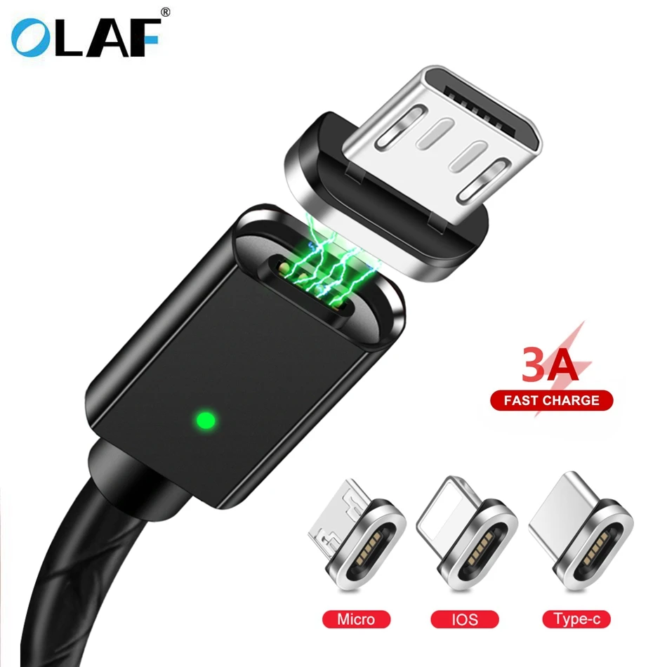 USB кабель для iphone Xs max Xr X 8 7 6 plus 6s ipad mini магнитный Micro usb быстрой зарядки и передачи