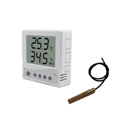 metal waterproof ЖК-дисплей для детей 0-5V 0-10В 4-20mA почвы 24 V Парниковых датчик температуры для морозилки регулятор влажности - Комплект: metal waterproof