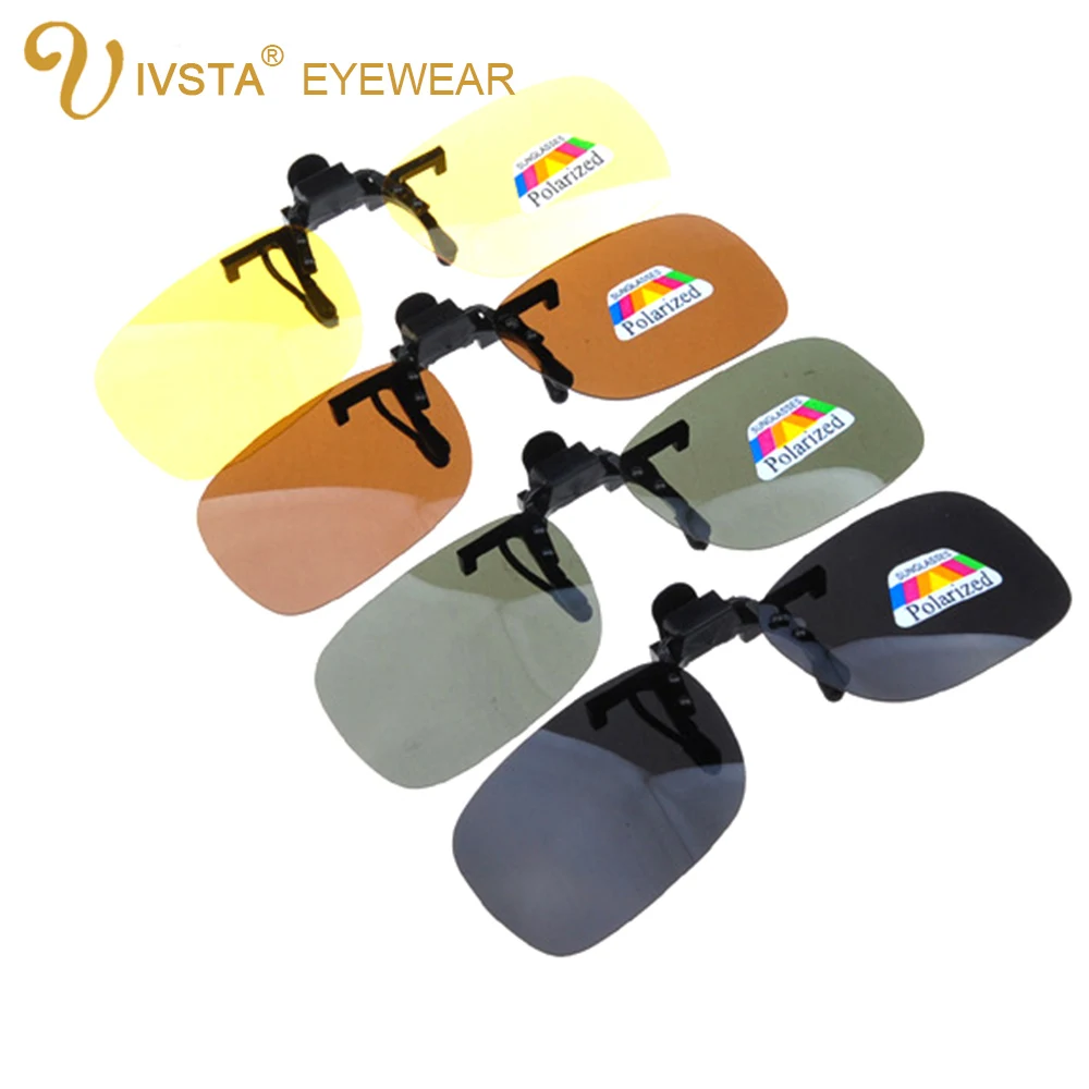 IVSTA качественные поляризованные солнцезащитные очки на клипсах для мужчин и женщин вождения ночного