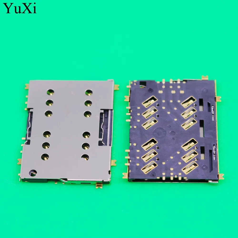 YuXi SIM Card Reader Socket For Sony Xperia M5 E5603 E5606 E5653 SIM Card Adapter Connector SIM Card Slot Holder Replacement dower me micro sd card sim card reader holder connector for sony xperia xz2 xz3 h8216 h8266 h8276 h8296 h9493