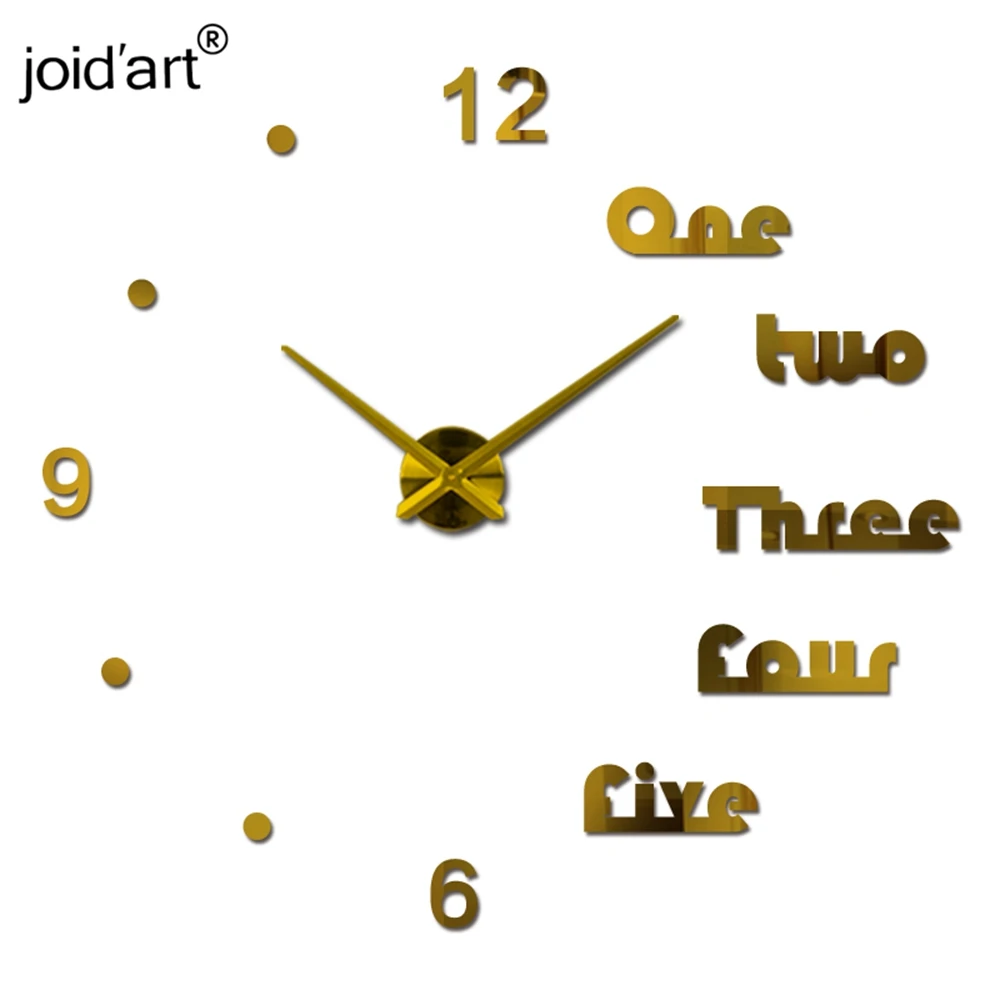 Новые кварцевые часы настенные акриловое зеркало Diy Reloj De Pared Horloge Murale простые акриловые 3d наклейки для