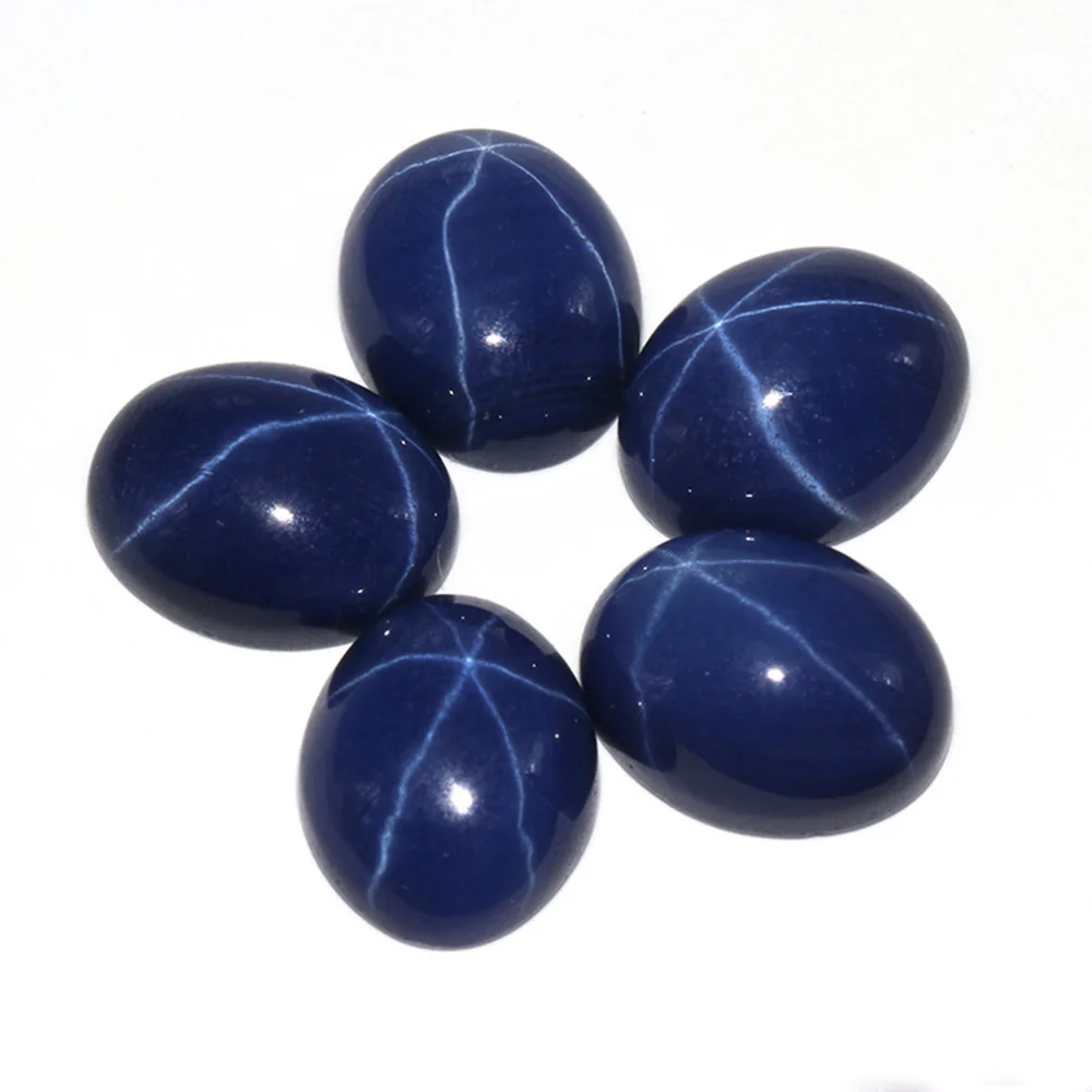 Темно синий ювелирные изделия ZhengYong 20 шт./лот корундовые сапфиры Овальный | Бусины -33018617022