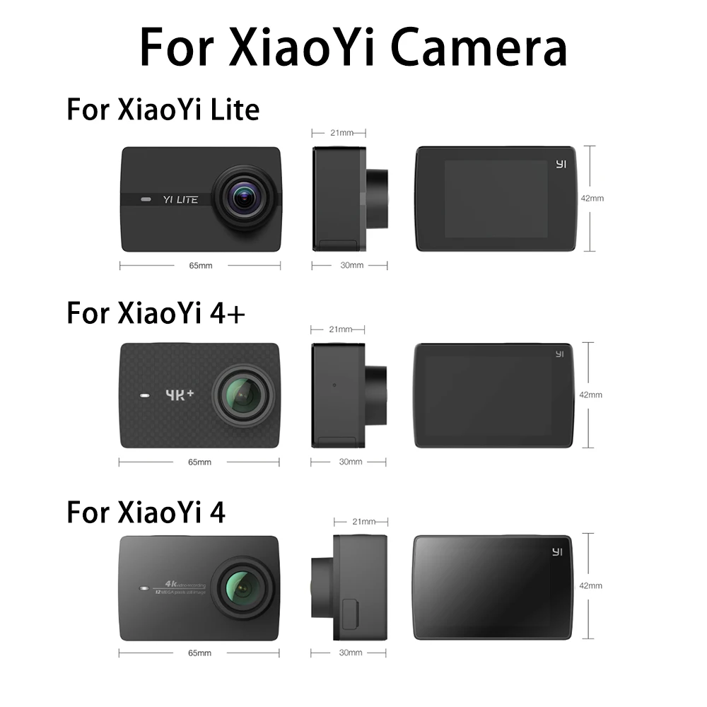 Pаспродажа SnowHu для Yi 4k набор аксессуаров 45 м Дайвинг Спорт водонепроницаемый корпус монопод крепление для Yi 4K 4k + Lite Экшн-камера GS27