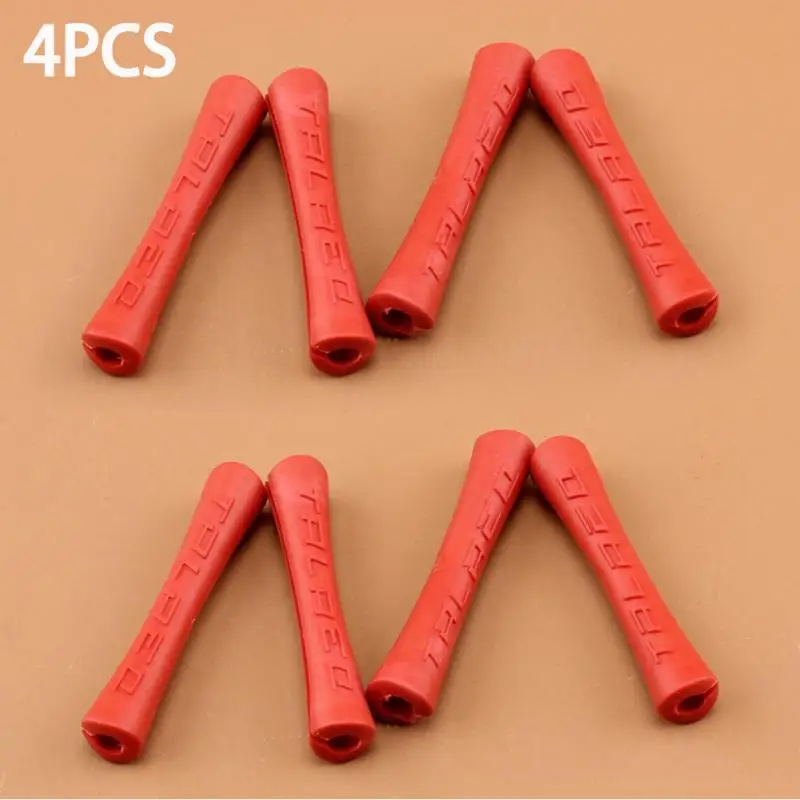 4pcs rohr abdeckungen fahrrad zubehör bike bremsleitung rohr gummi abdeckung schaltwerk shift kabel kappe schutz bike linie rohr abdeckung free g