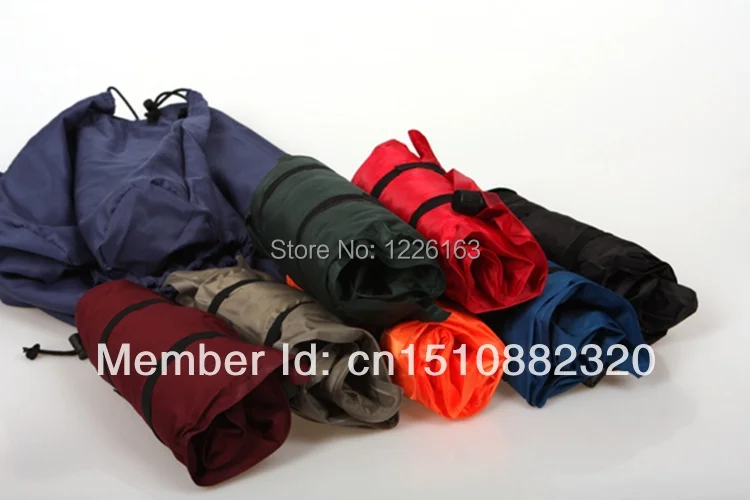 double sided flocking Travel Automatic inflatable pillow cushion rectangle shapePlane body hotel camping random color | Спорт и